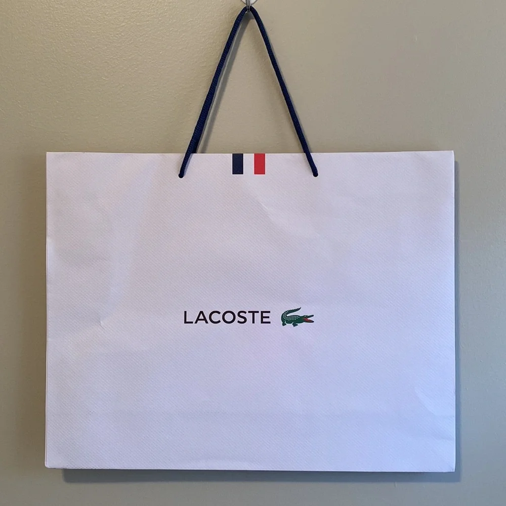 Lacoste Empty Shopping Bag - Picture 1 of 7